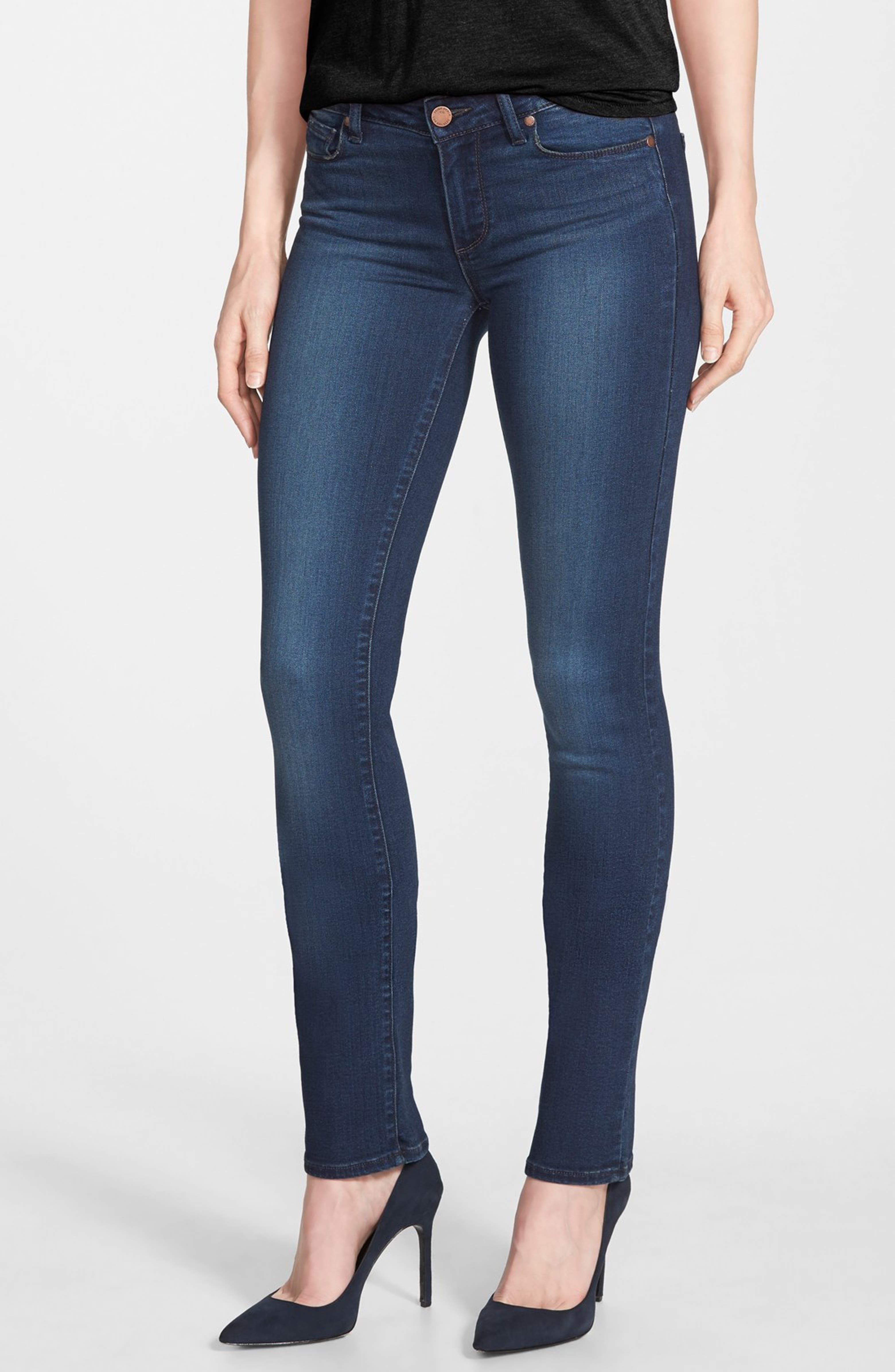 Paige Denim 'Skyline' Mid Rise Straight Leg Jeans (Romy) (Nordstrom ...