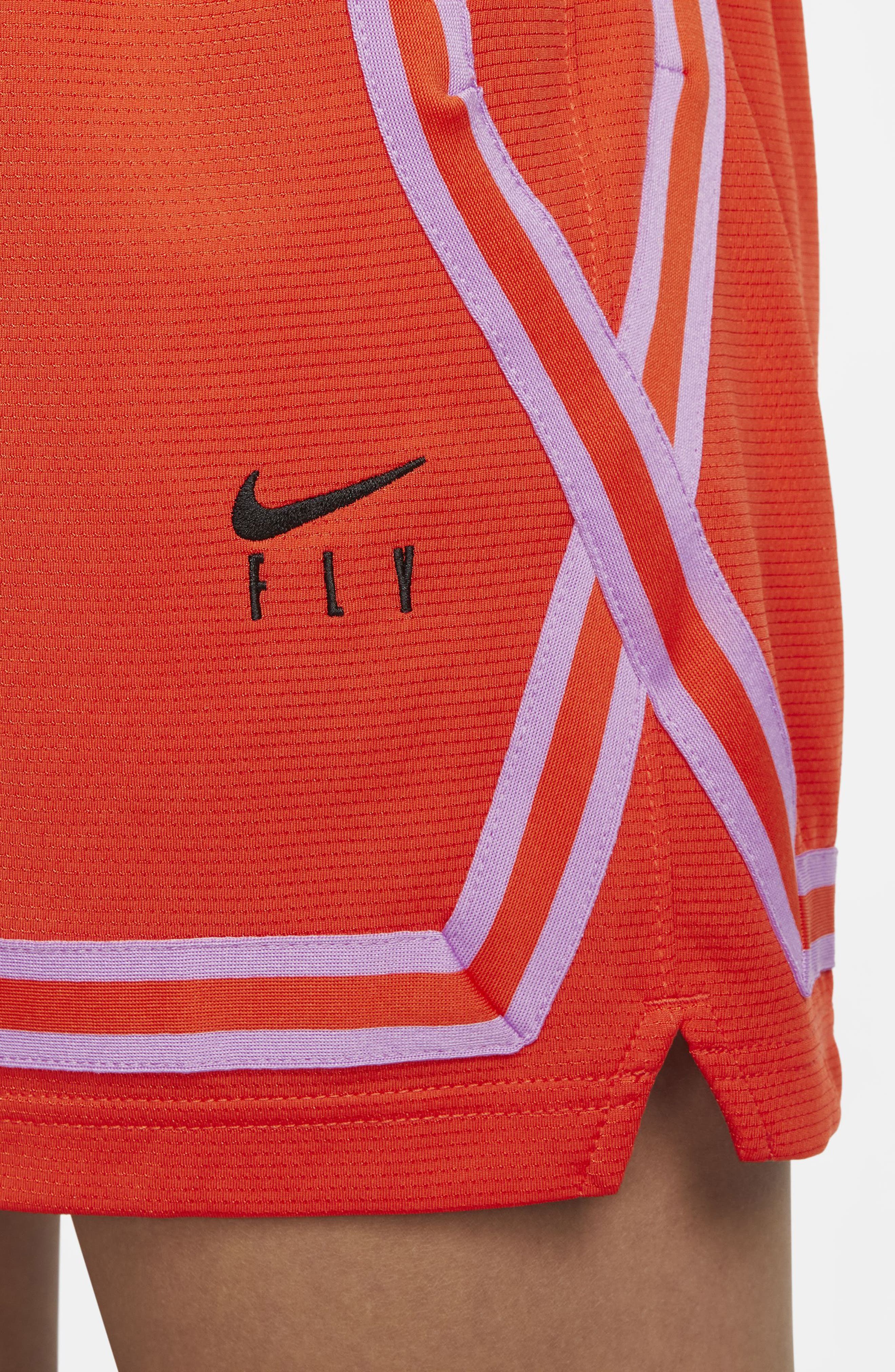 blue and orange nike shorts womens