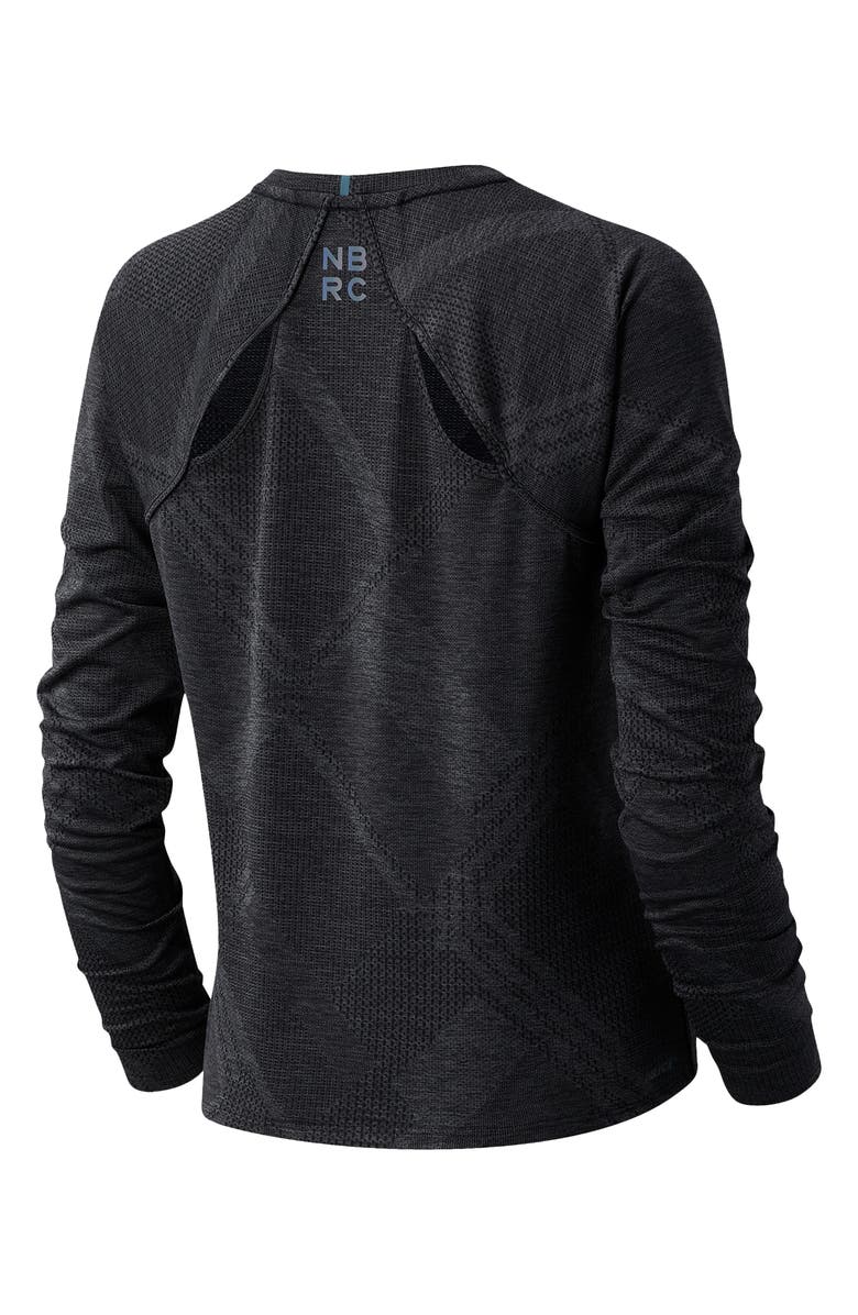 New Balance Q Speed Fuel Long Sleeve Jacquard Knit Top, Alternate, color, 
