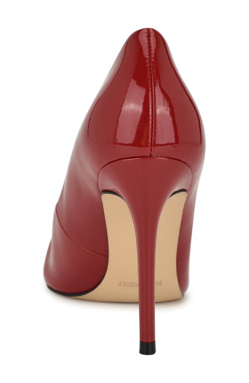 Shop Nine West Fresh Pointed Toe Pump In Med Red