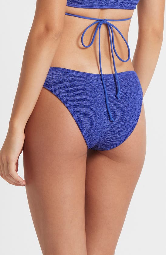 Shop Bondeye Sign Hipster Bikini Bottoms In Lapis Shimmer