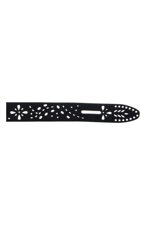 Shop Isabel Marant Lecce Cutout Belt In Black