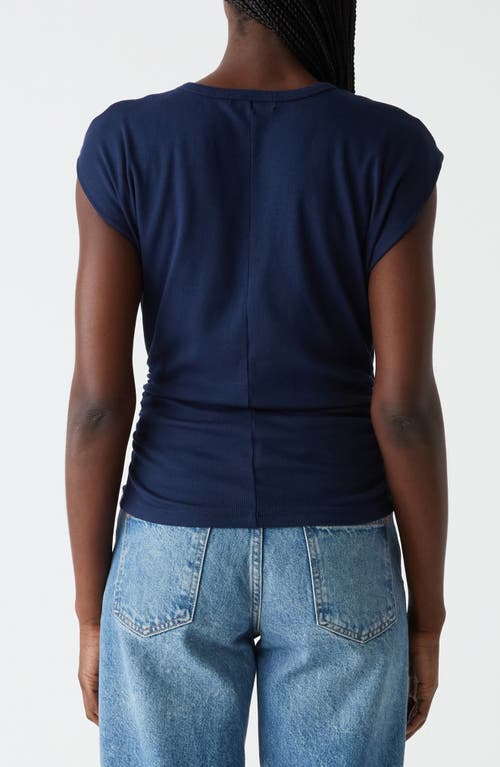 Michael Stars Joni Crewneck Tee In Nocturnal