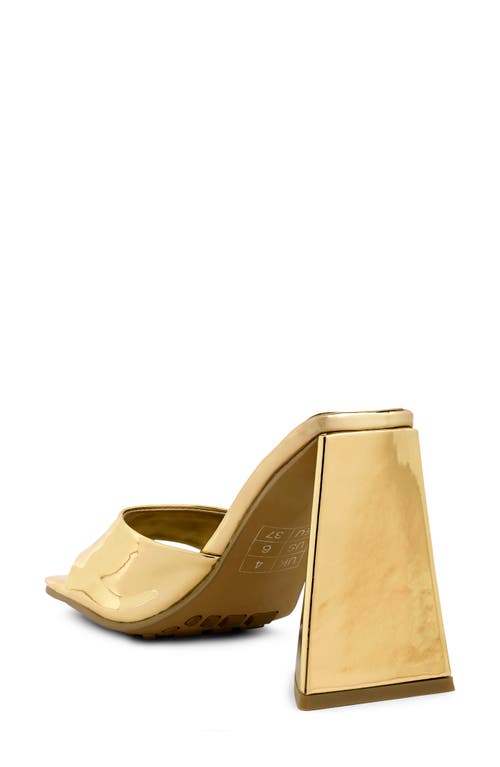 London Rag Lovebug Slide Sandal In Gold