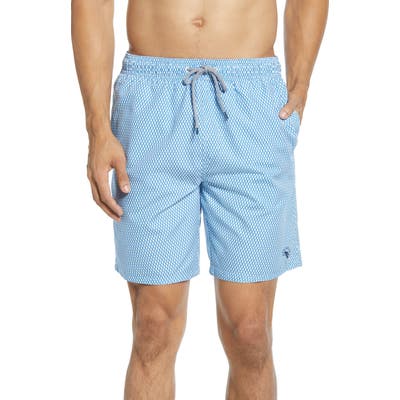 Ted Baker London Elba Slim Fit Trunks, Blue