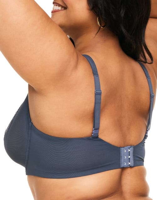 Shop Adore Me Ivy Unlined Triangle Bra In Dark Blue