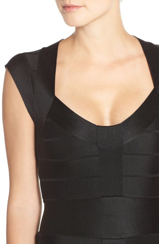 FRENCH CONNECTION 'MIAMI SPOTLIGHT' CAP SLEEVE BANDAGE DRESS