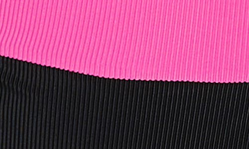 BEACH RIOT BEACH RIOT EMMY COLORBLOCK HIGH WAIST BIKINI BOTTOMS