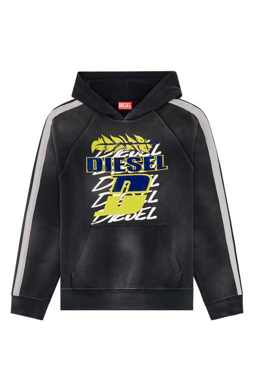 Shop Diesel ® S-roxt Graphic Hoodie In Black