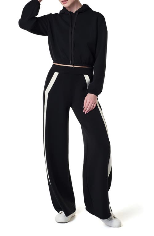 Shop Spanx ® Airessentials Crop Hoodie In Very Black