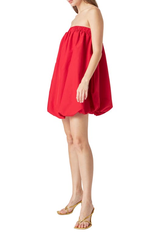 ENDLESS ROSE ENDLESS ROSE STRAPLESS BUBBLE MINIDRESS 