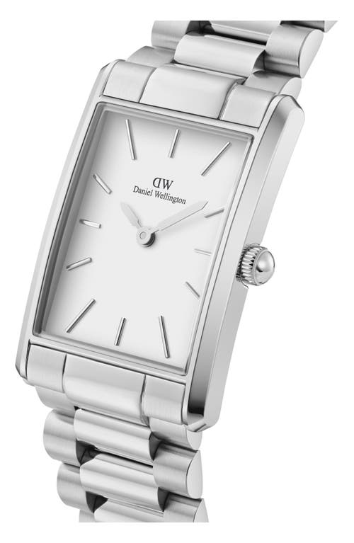 Daniel Wellington Tank Bracelet Watch, 24mmw X 35mmh In Silver