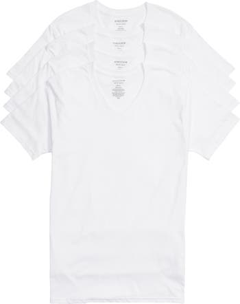 Nordstrom 4-Pack Regular Fit Supima® Cotton V-Neck T-Shirts | Nordstrom