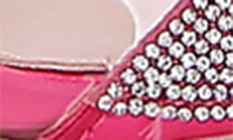 Shop Berness Barbara Rhinestone Pump In Hot Pink