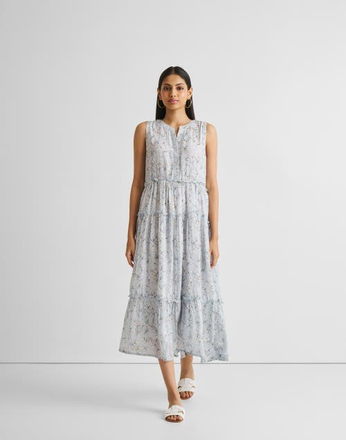 Shop Reistor Perfect Resort Maxi Dress In Peony Blues