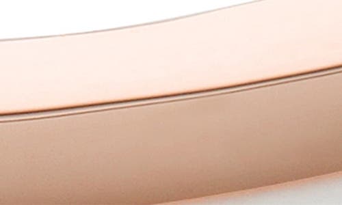 Monica Vinader Engravable Linear Friendship Bracelet In Rose Gold/silver Metallica