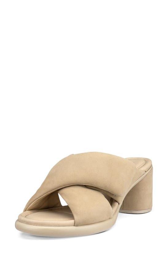 Shop Ecco Sculpted Lx Slide Sandal In Beige