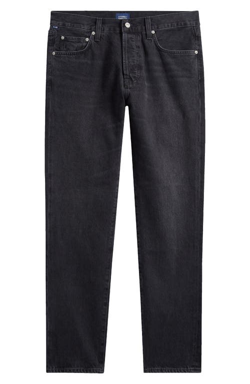 Citizens Of Humanity Fin Relaxed Tapered Leg Organic Cotton Jeans In Marmite