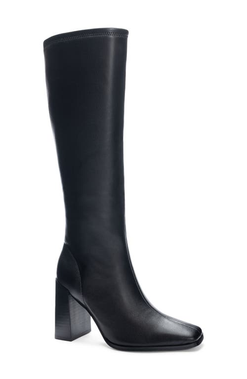 Mary Knee High Boot in Black