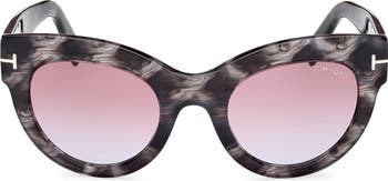 Tom ford sales 51mm retro sunglasses