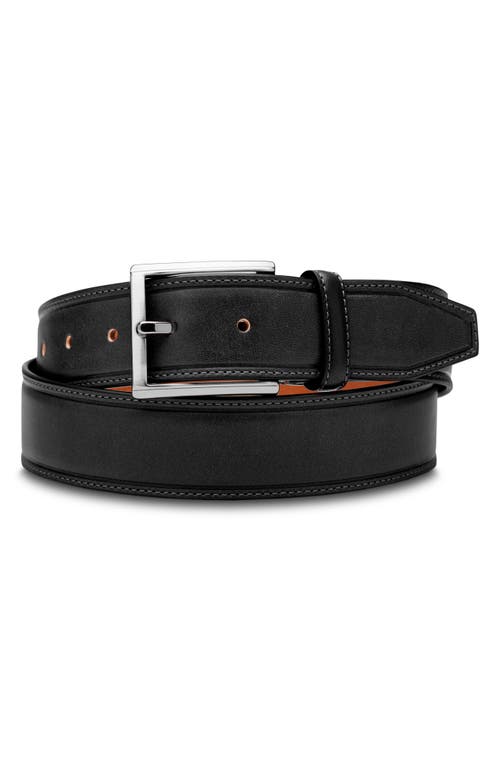 Salerno Leather Belt in Black