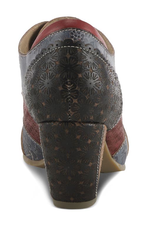 L'artiste By Spring Step Adelvice-fleur Bootie In Black Multi
