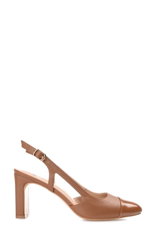 Journee Collection Reignn Slingback Pump In Tan