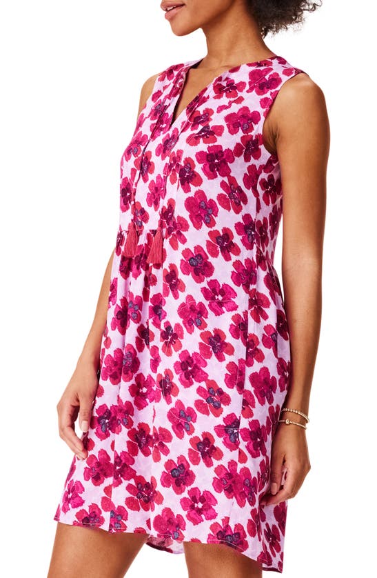 Shop Nic + Zoe Nic+zoe In Bloom Sleeveless Dress In Pink Multi