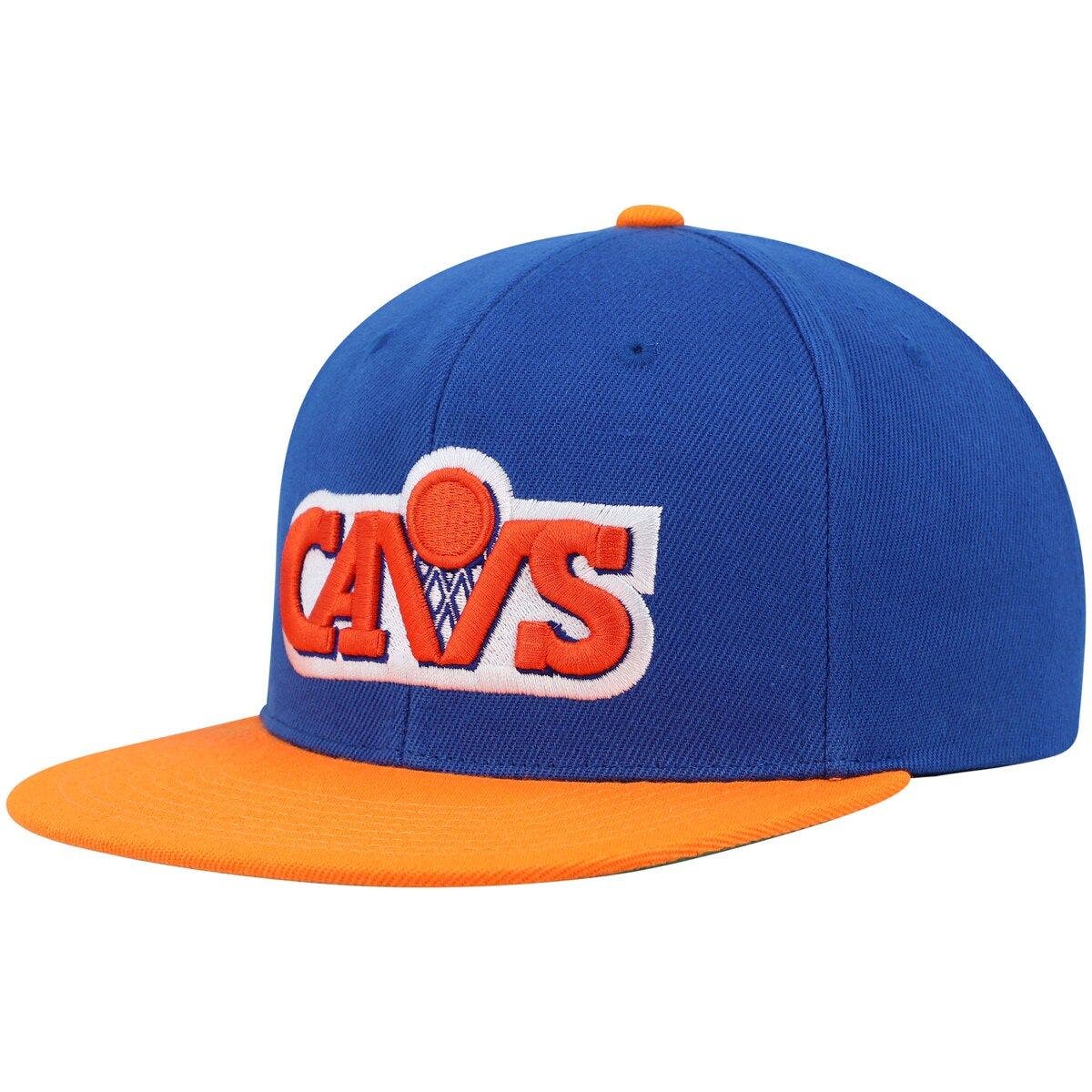 blue and orange cavs hat