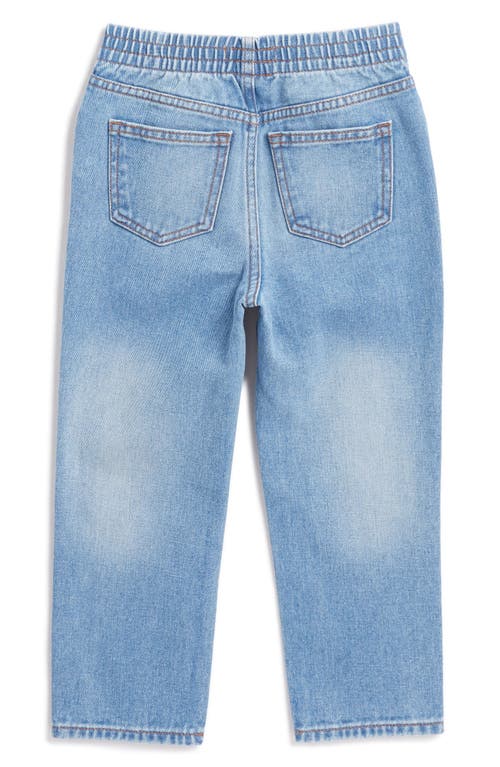 Scotch & Soda Little Boys French Terry Graphic Polo Denim Pant Set, 2- Piece Set In Evening Sky
