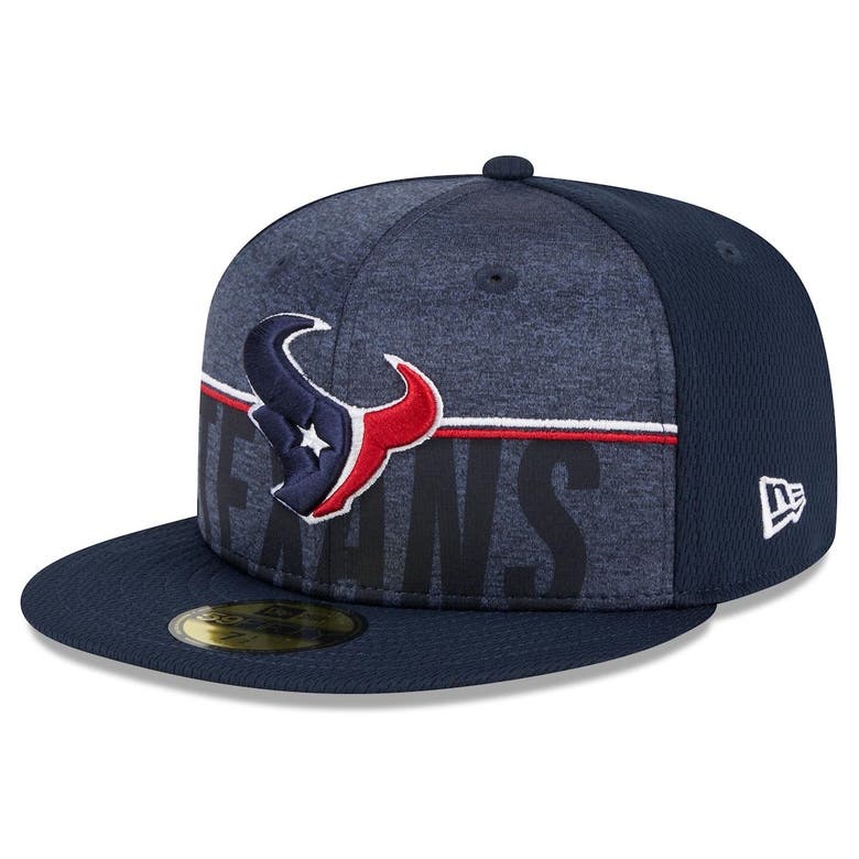 New Era Navy Houston Texans 2023 Nfl Training Camp 59fifty Fitted Hat
