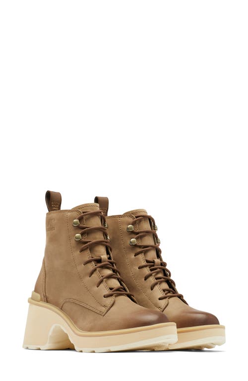 SOREL Hi-Line Lace-Up Boot in Umber/Ceramic at Nordstrom, Size 8.5