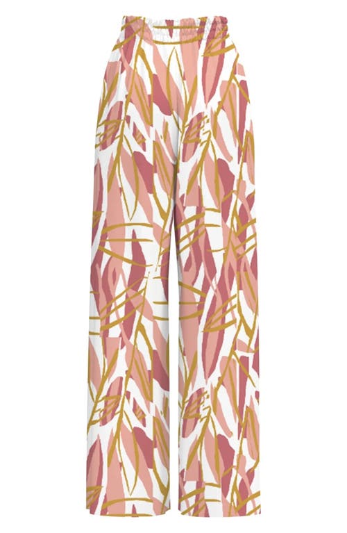 DIARRABLU Leer Blossom Print Palazzo Pants in Pink