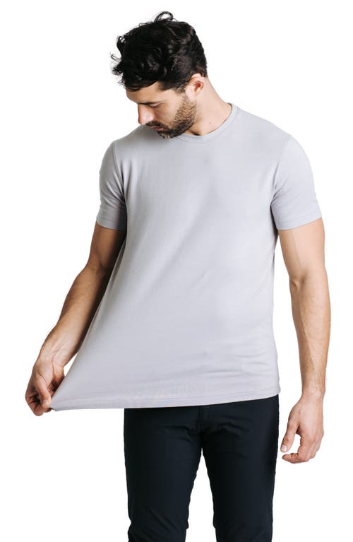 Shop Western Rise Cotton Blend Jersey T-shirt In Fog