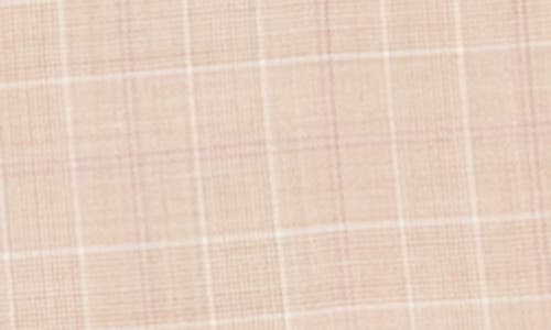 Gino Vitale Slim Fit Check Stretch Three Piece Suit In Sand