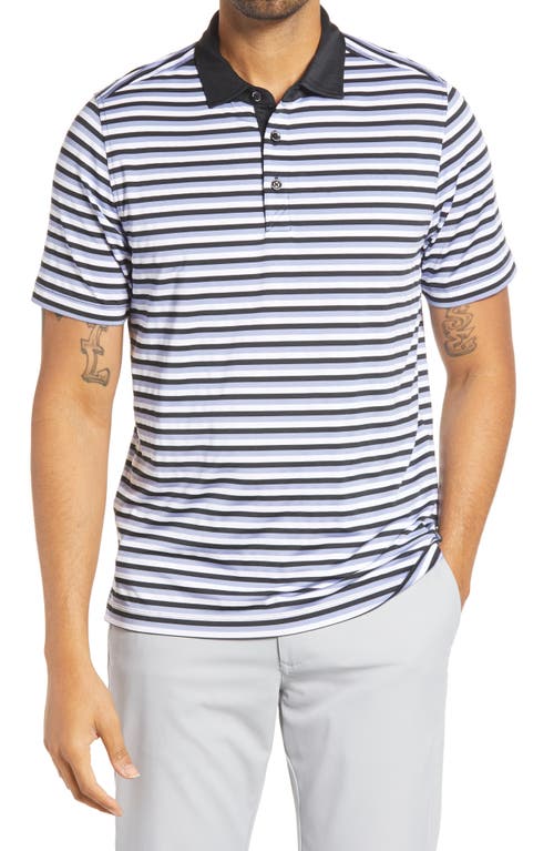 Cutter & Buck Forge DryTec Stripe Performance Polo in Hyacinth