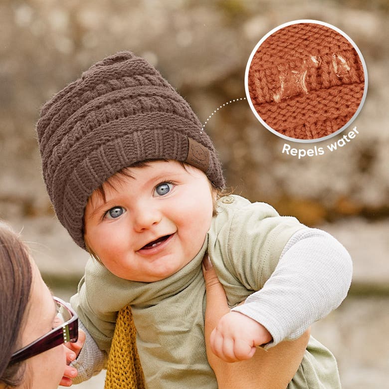 Shop Keababies 3-pack Warmzy Baby Beanies In Tawny