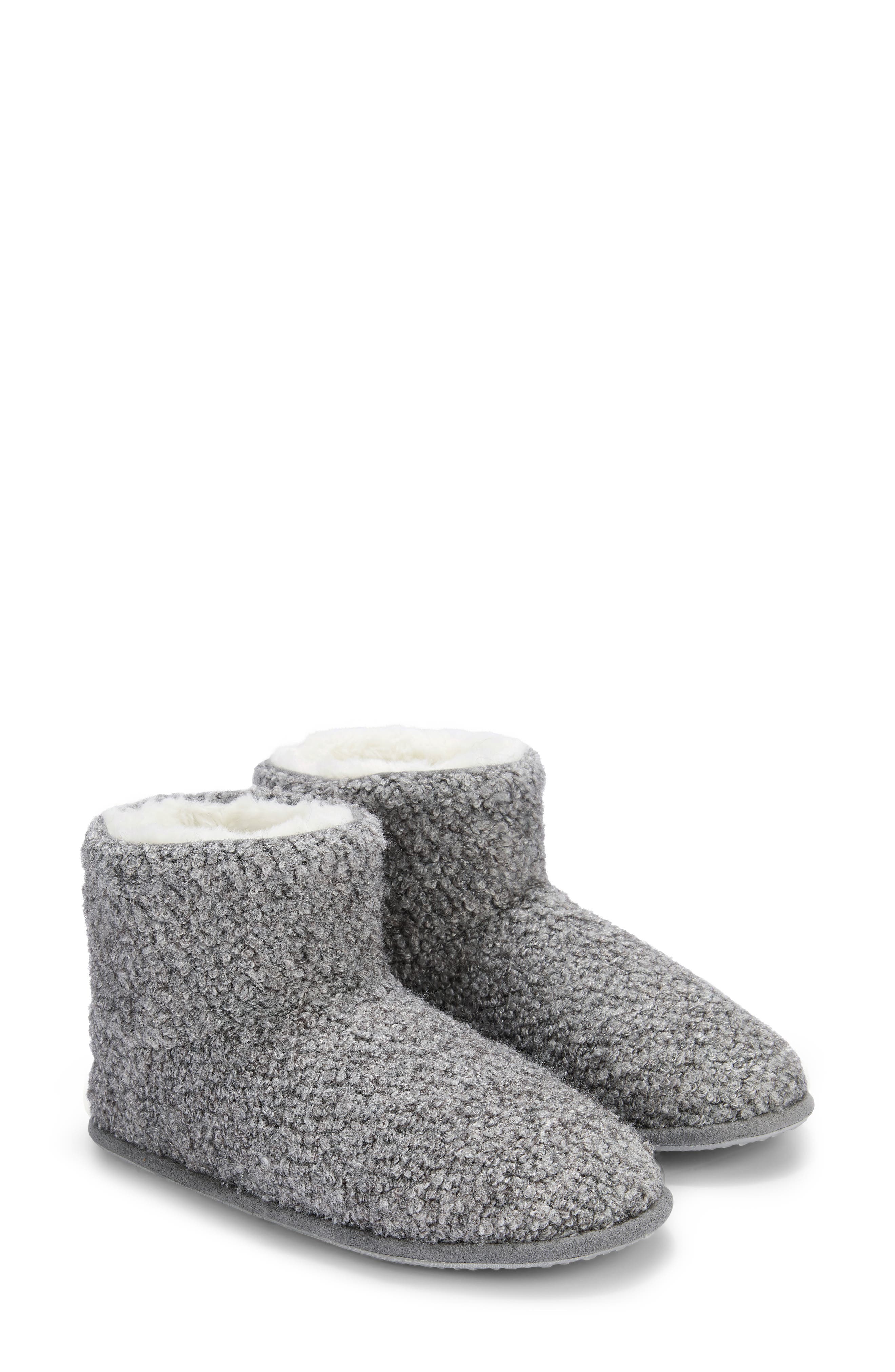 The White Company Bouclé Boot Slipper (Women) | Nordstrom