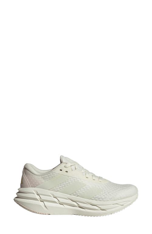 Adidas Originals Adidas Adistar 3 Running Shoe In Off White/ Chalk White/ Mauve