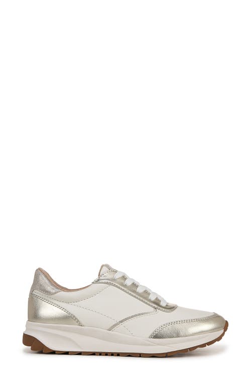 Shop Soul Naturalizer Jackson Sneaker In White/champagne Faux Leather