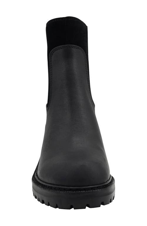 Zigi Artisan Amalia Platform Chelsea Boot In Black Leather