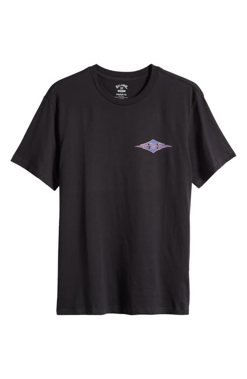 Shop Billabong Crayon Wave Graphic T-shirt In Black