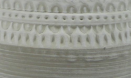 Shop R16 Home Ceramic Vase In Ivory/beige