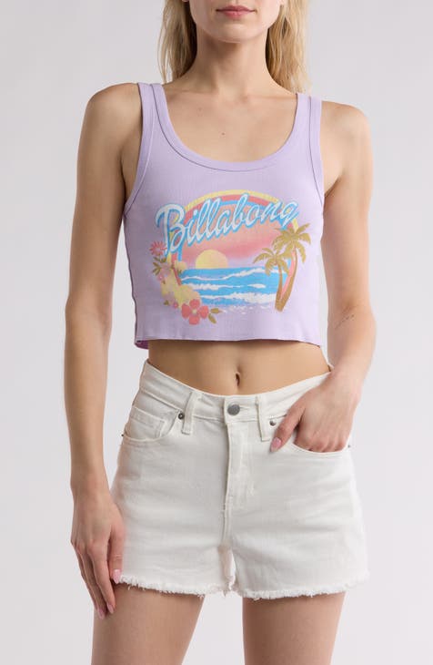 Wild Waves Crop Tank Top