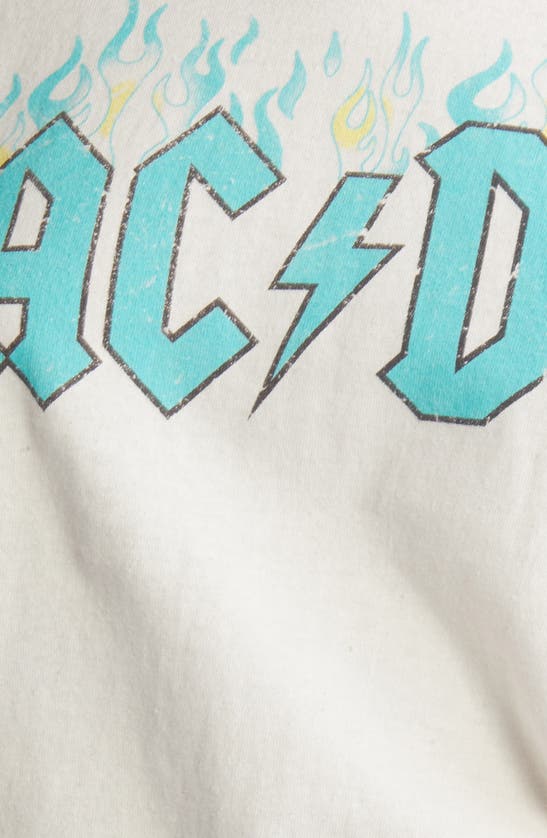 Shop Vinyl Icons Ac/dc Graphic T-shirt In Natural