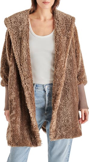 Steve Madden Della Faux Shearling Coat Nordstrom