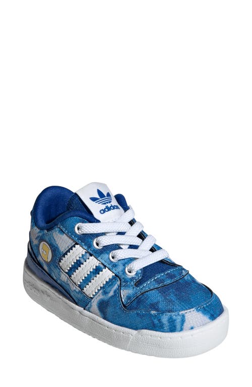 Adidas Originals Adidas X The Simpsons Forum Low Sneaker In Blue