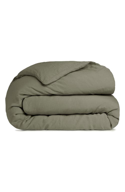 Parachute Linen Duvet Cover in Moss at Nordstrom