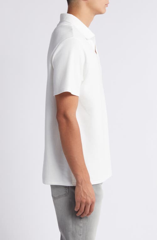 Shop Frame Jacquard Polo In Off White