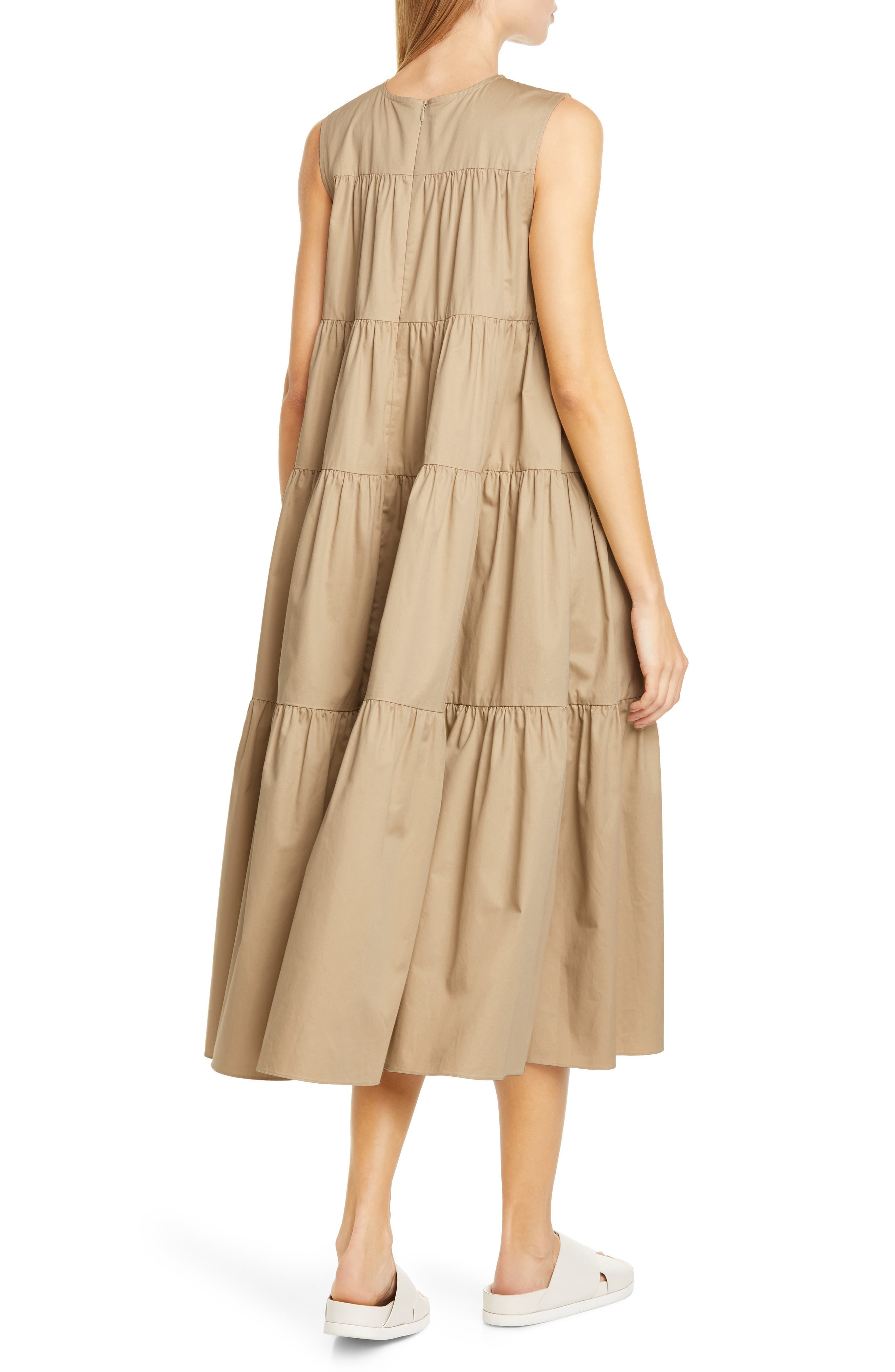 low cut back dress